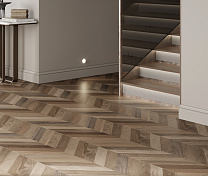 Wood Latina Brown Chevron M