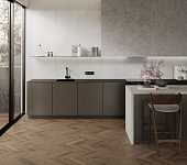 Wood Latina Brown Chevron